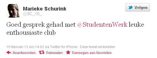 Referentie tweet Tweet referentie