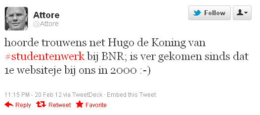 BNR interview Hugo de Koning