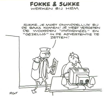 Fokke en Sukke werken bij HRM