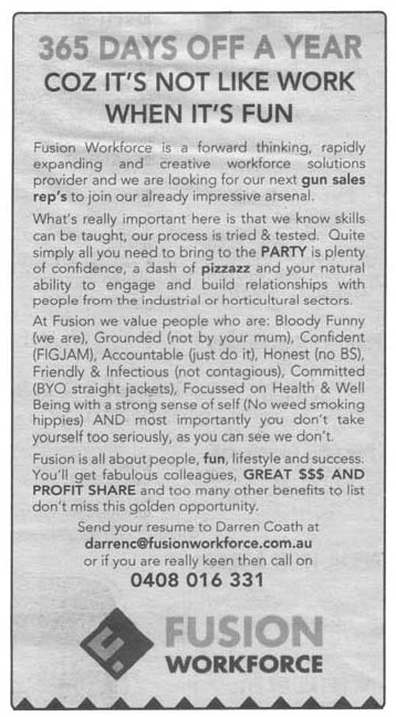 Job Ad Fusion